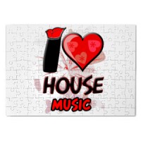 Magnetna puzla I Love House Music | House | Music